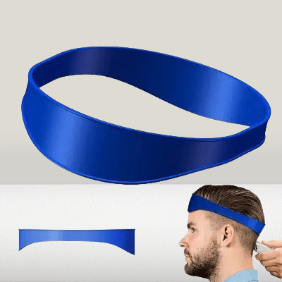 Coiffure Bandeau - HaircutsHeadband™ - Bleu - Nid de beauté