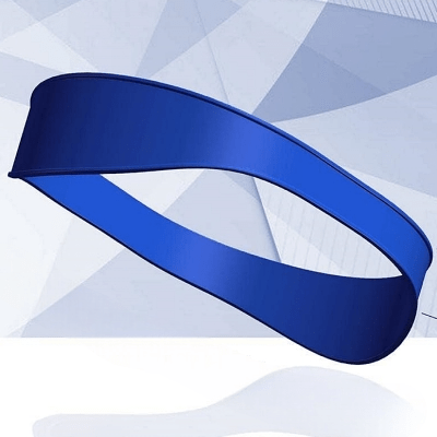 Coiffure Bandeau - HaircutsHeadband™ - Bleu - Nid de beauté