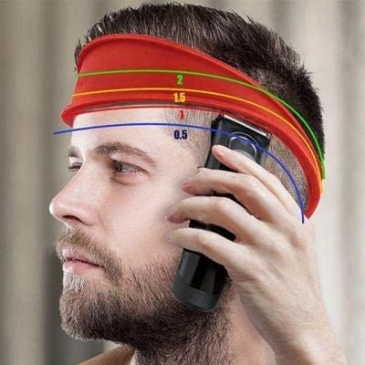 Coiffure Bandeau - HaircutsHeadband™ - Rouge - Nid de beauté