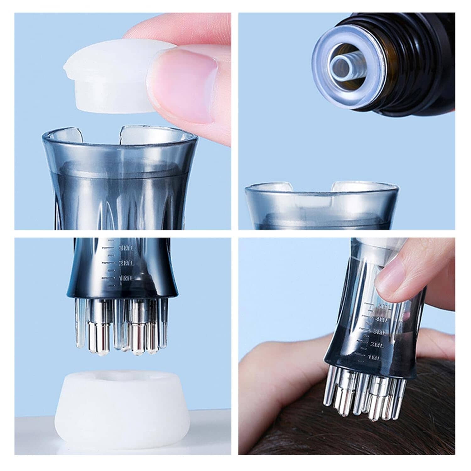 Peigne Cheveux - HairFlow™ - Bleu - Nid de beauté