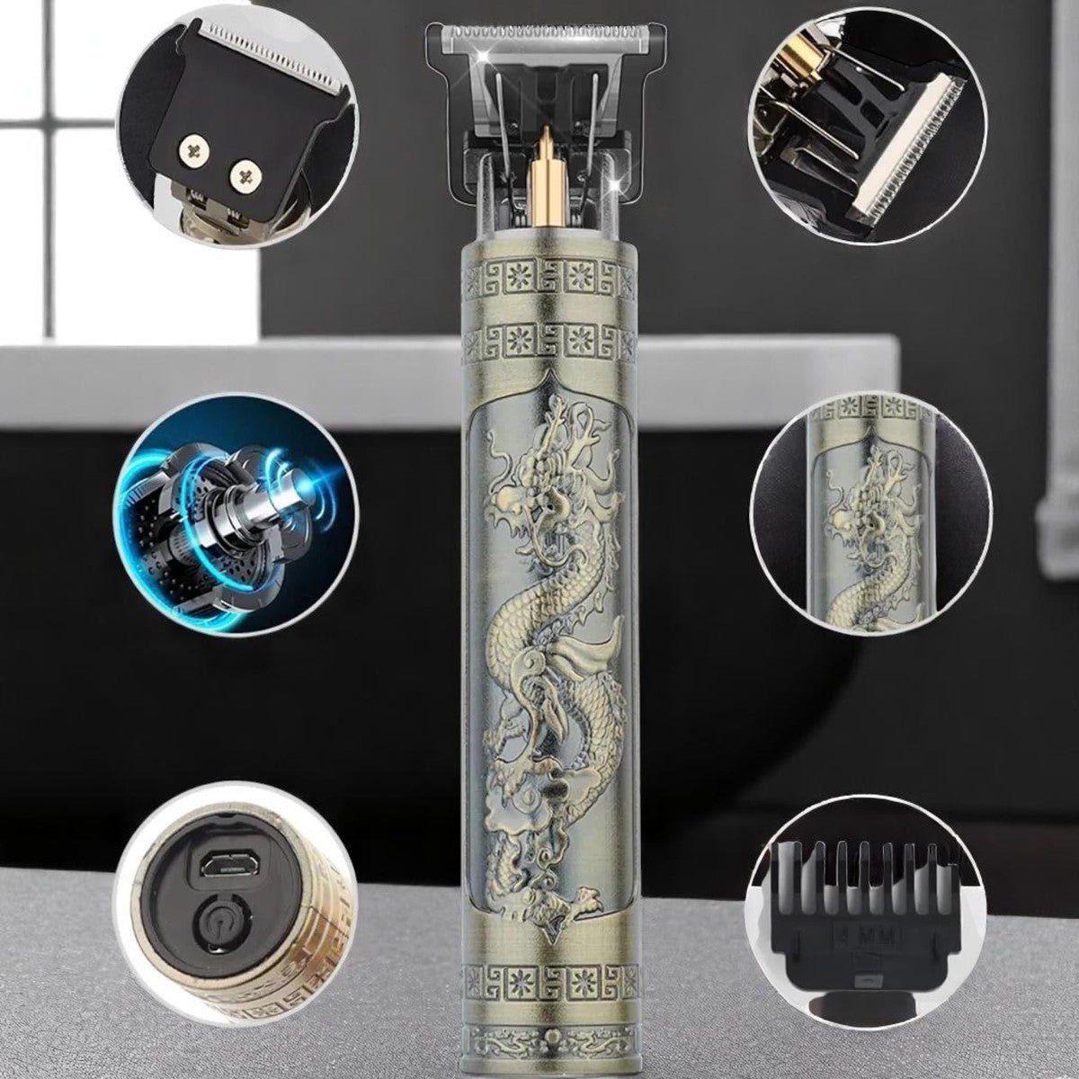 Tondeuse à Cheveux - TrimProGroomer™ - Argenté - Nid de beauté