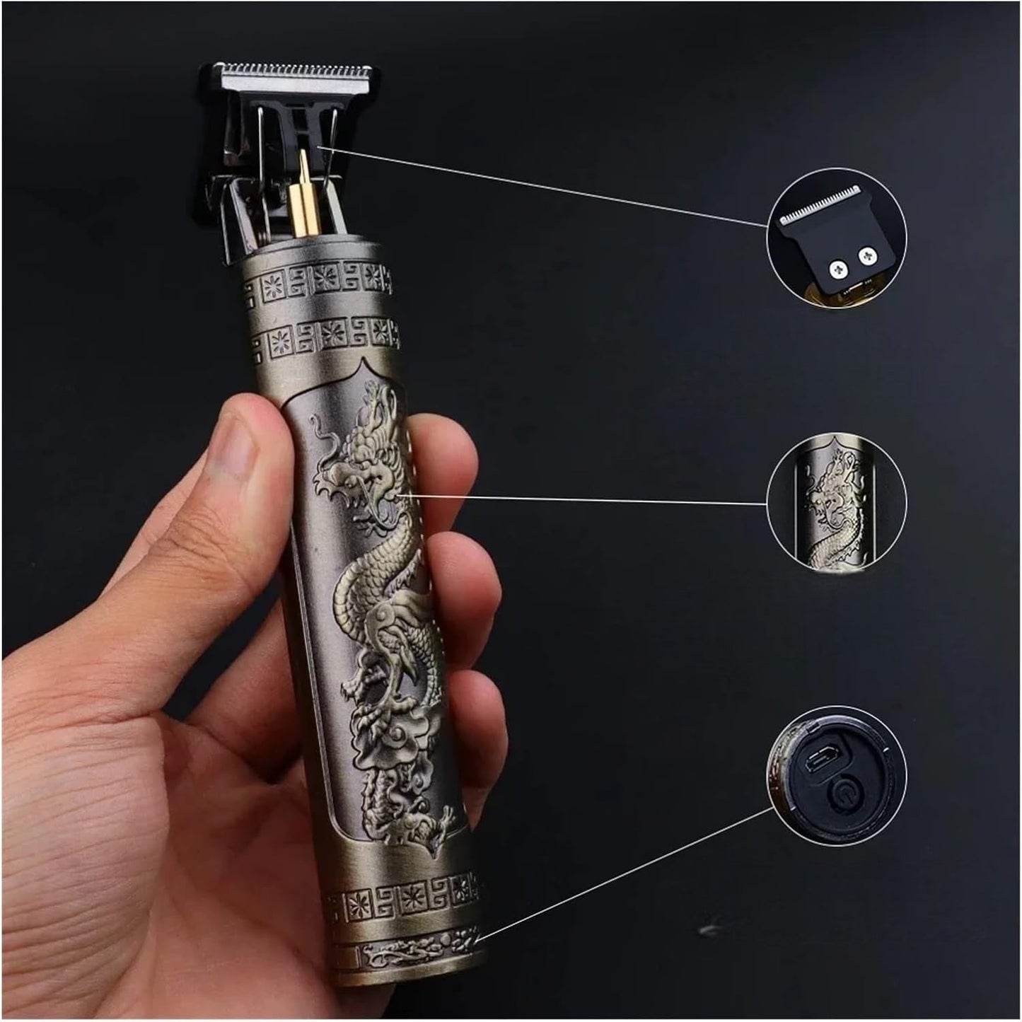 Tondeuse à Cheveux - TrimProGroomer™ - Argenté - Nid de beauté